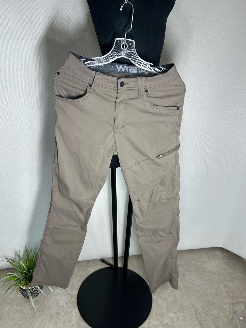 Wrangler W Size S Tan Cargo Work Pants